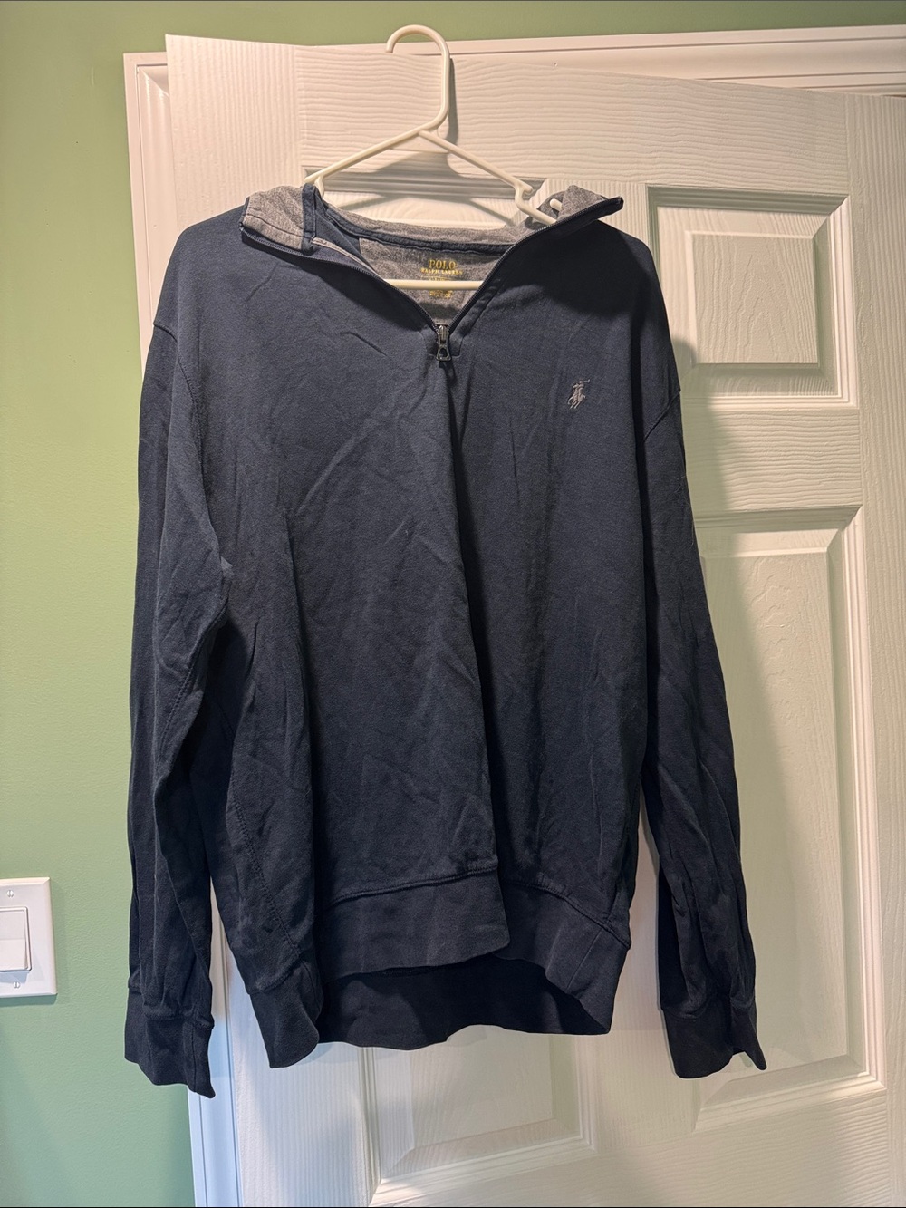 Polo by Ralph Lauren Men's black Half-Zip Pullover Sweater